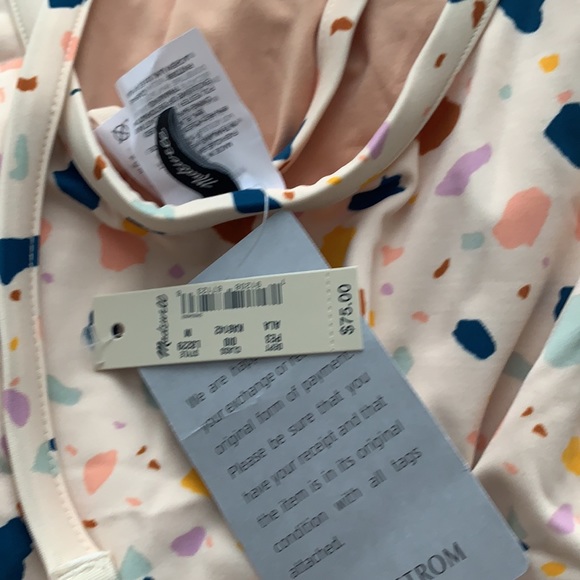 Madewell Second Wave Straight Swimsuit Medium - Picture 5 of 6